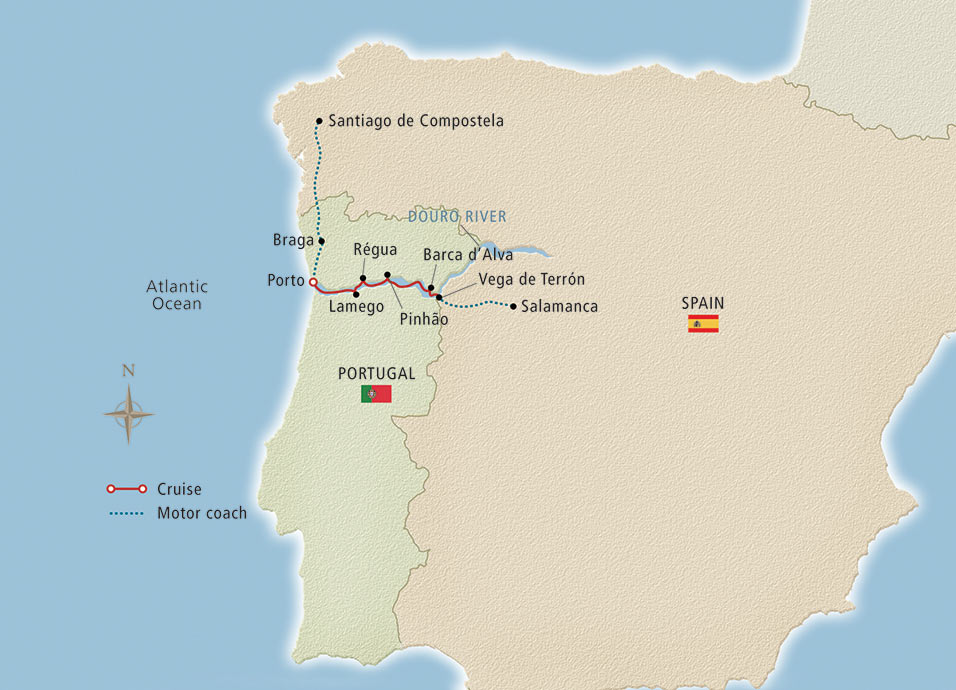 Douro’s Valleys & Vineyards 2023 Porto to Porto Cruise Overview