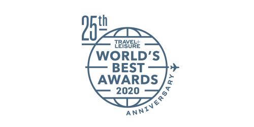 Logo of the 2020 Travel + Leisure World's Best Awards