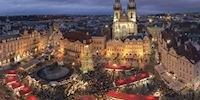 Christmas market in Old Town Prague