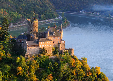 Rhine River Cruises: View of Katz Castle